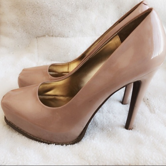 Nude Vera Wang platform heels size 7.5 - Picture 3 of 8